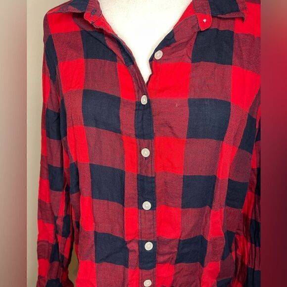 Crown & Ivy Buffalo Plaid Flannel Size XL (juniors) - Picture 6 of 8